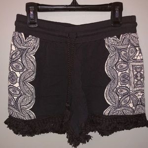 Flowy Black Shorts